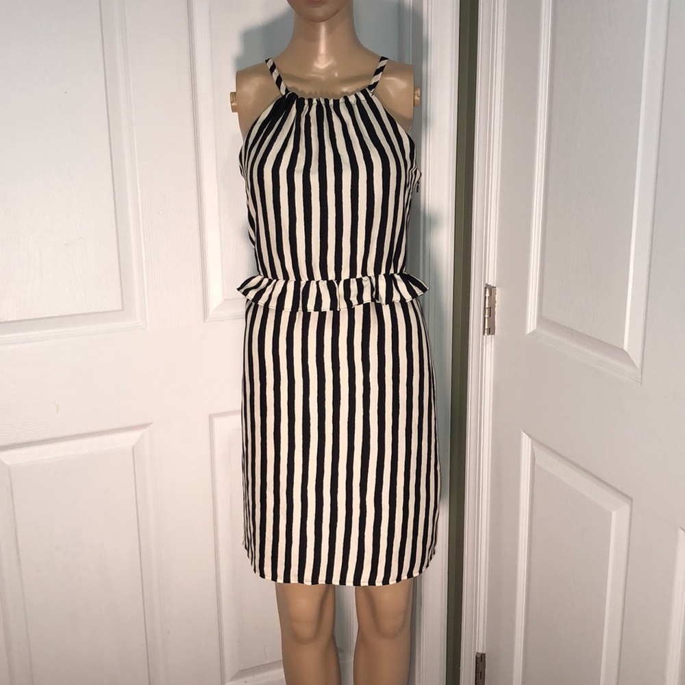Ann Taylor LOFT Black & Ivory Dress. NWT. 0